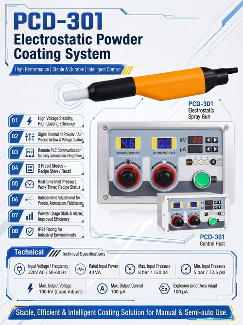 Automatic Powder Coating Gun System