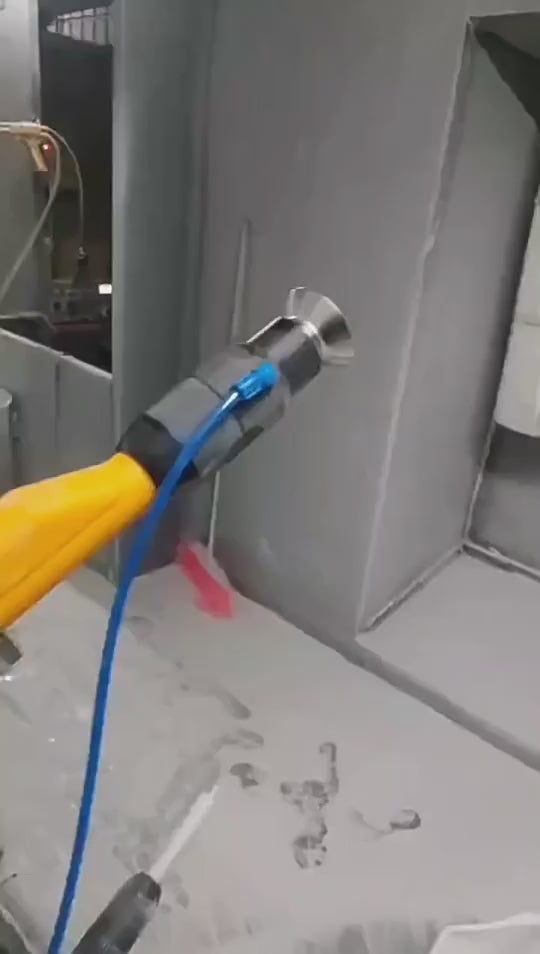 Pistola de Campana Rotatoria de Polvo
